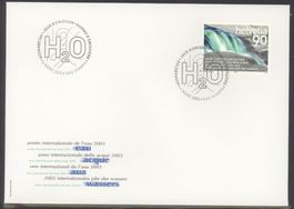 2003, FDC, Sondermarke Internationales Jahr des Wassers