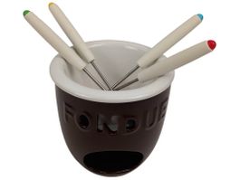 Kleines Schokoladenfondue-Set