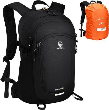 Wanderrucksack 20L leicht mit Regenhülle