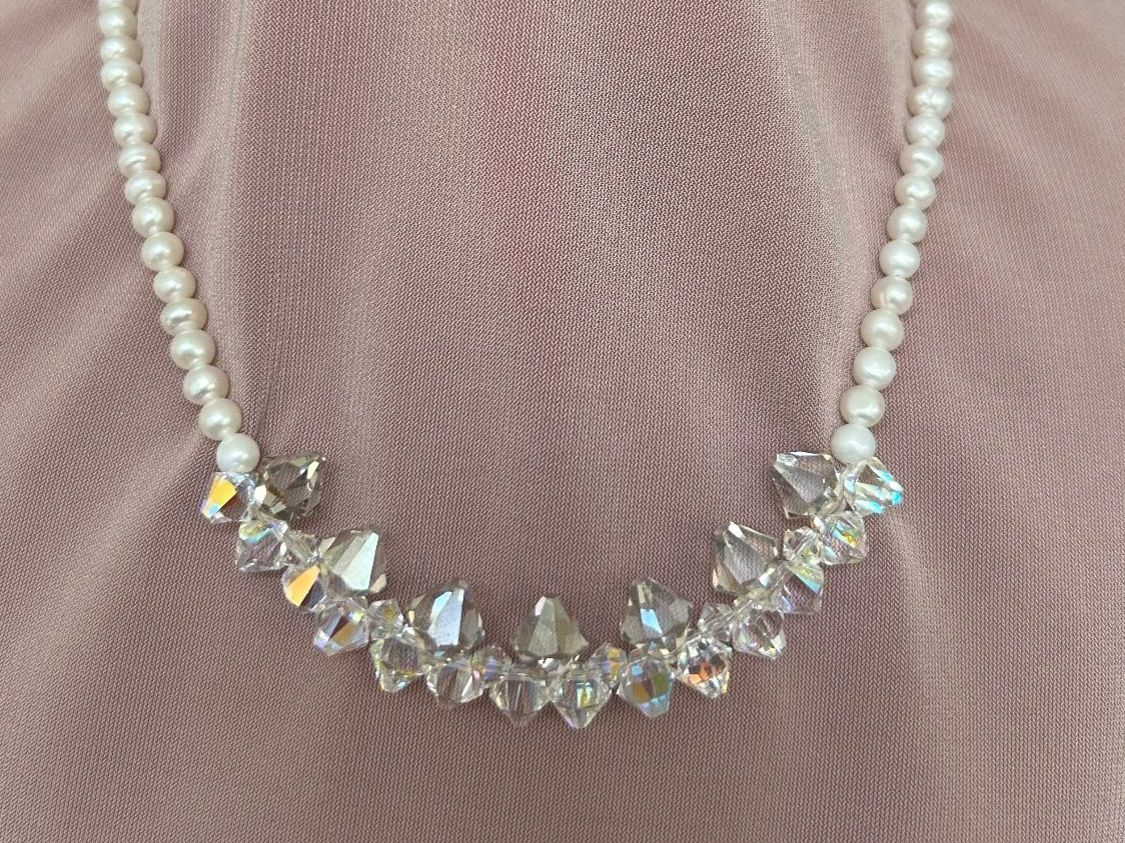 Altri gioielli: Schmuck-Set mit Perlen und Zirkonia Nr. 33 – Nuovo (secondo la descrizione) da Rothenburg venduto da stacostaco