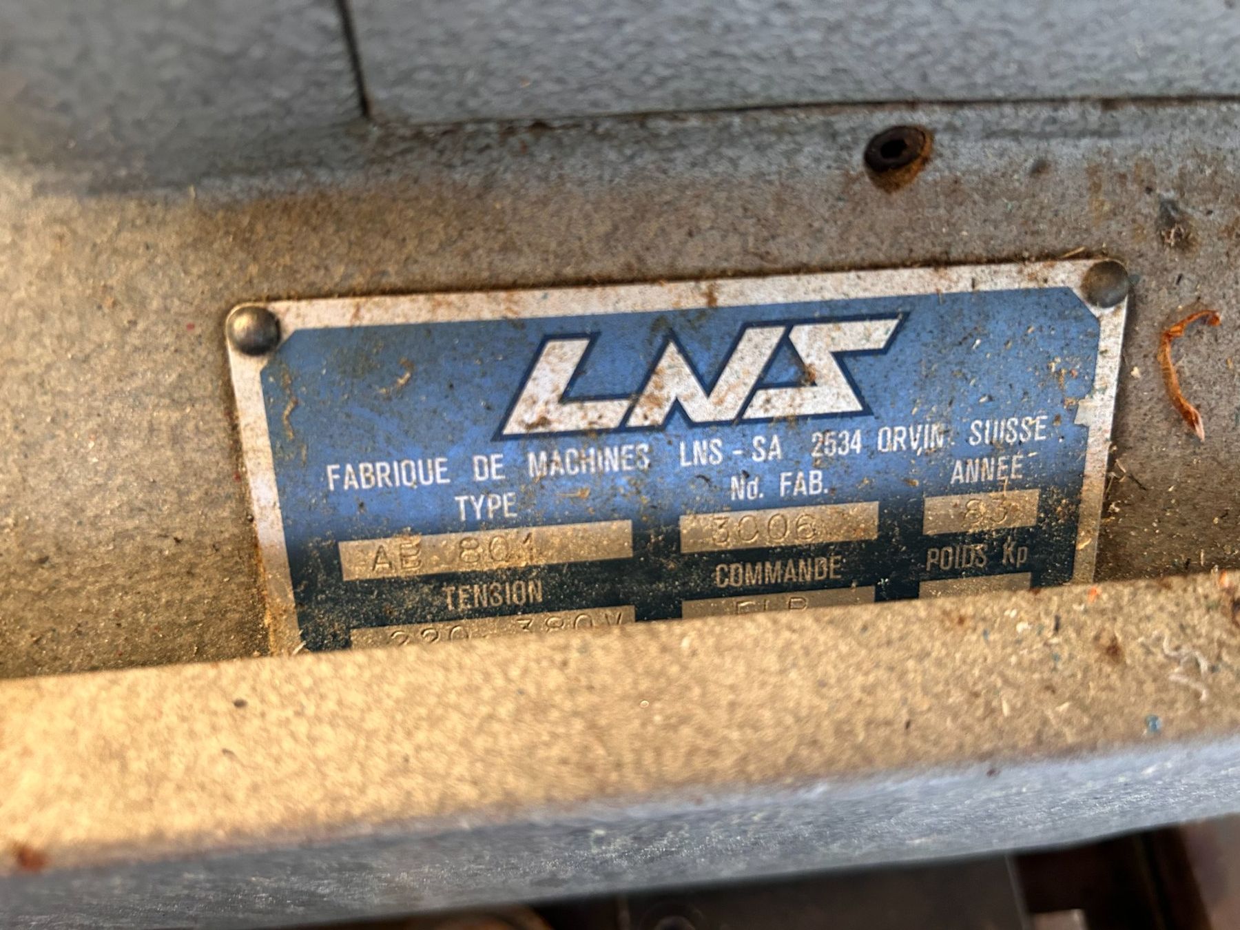 Tous les outils: Stangen Anspitzmaschine LNS – D'occasion à Münchenstein par fransch 2