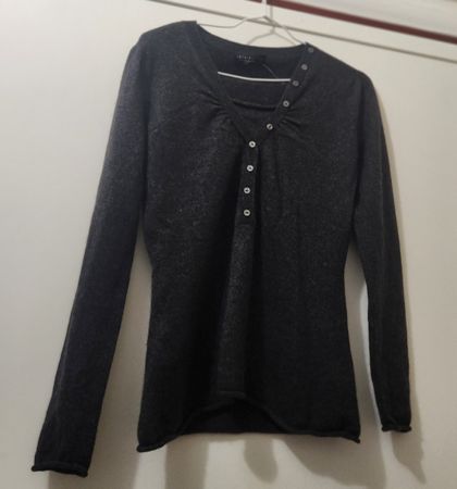 Pull Jardin Privé gris en cachemire taille S/M