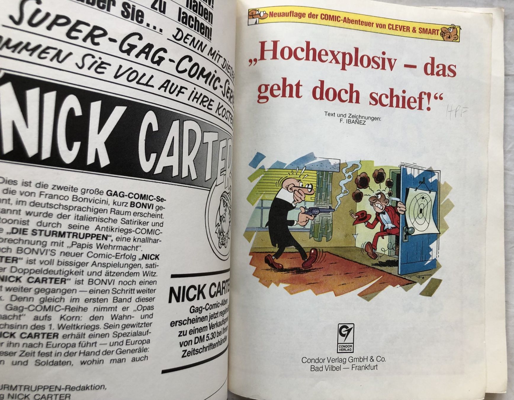 Fumetti: CLEVER & SMART - Nr.40 - 2.Auflage – Usato da Schaffhausen venduto da durruti 1