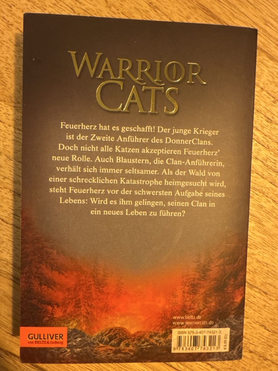Libri: Warrior Cats Staffel 1 Band 4 – Usato da Zürich venduto da vivaperu 1