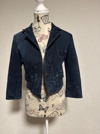 H&M Jeansjacke/blazer Gr. 36 tailliert Kurzjacke