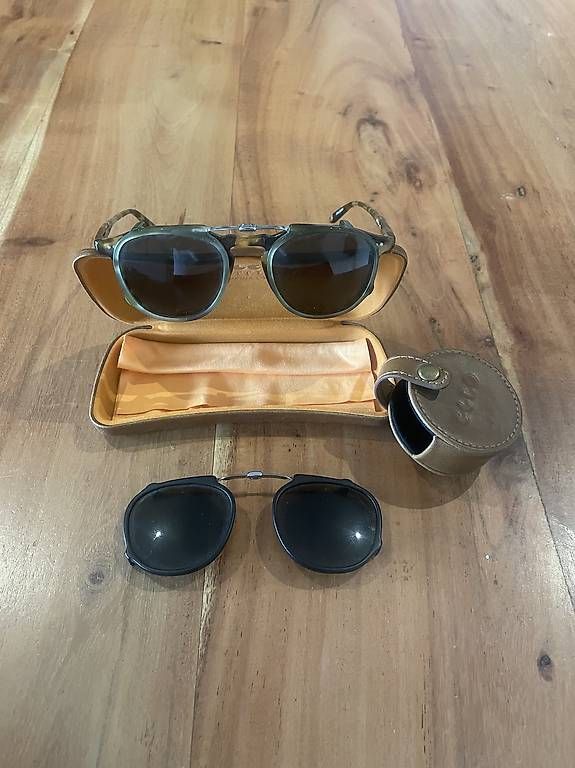 Occhiali & Lenti: Brille mit 2 Sonnenbrille-Clips von Garrett Leight – Usato da Zürich venduto da davidedesole 2