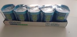 5 Stk. MEGAMAN Energie Sparlampen GU10 9W 2700K neu