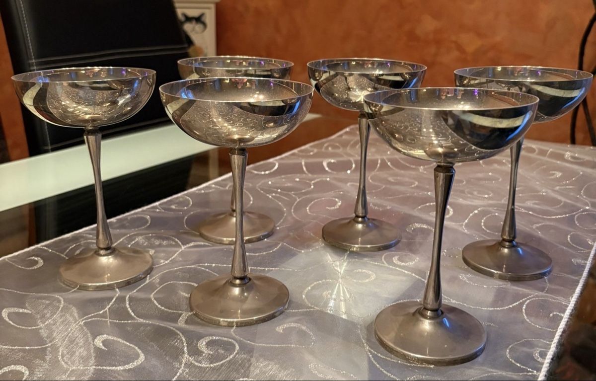Gläser: Vintage Set , Wein-Cocktail-Kelche , – Gebraucht aus ittigen von huba01 4