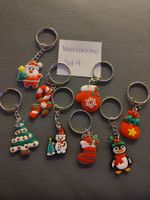 8 Schlüsselanhänger Weihnachten Pinguin neu set 4