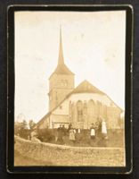 Eglise Tramelan Foto 1899  Kirche Foto antik
