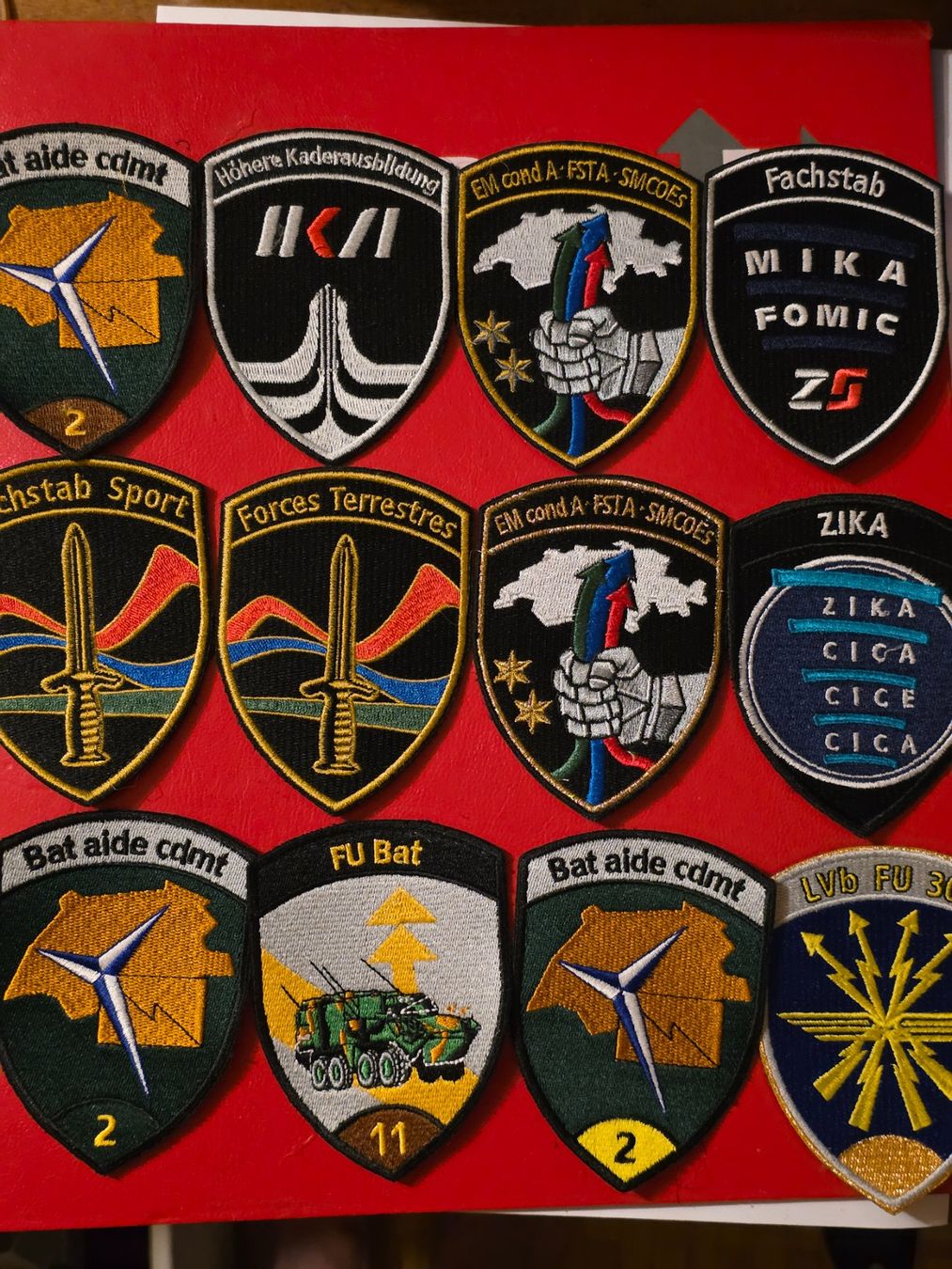 Schweizer Armee Placchette & Badge: 12 Abzeichen Armée Badge Divers Tenue A – Usato da Nyon venduto da freetoys08