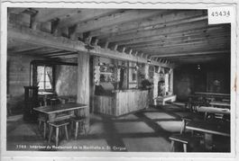 Interieur du Restaurant de la Barillette sur St-Cergue