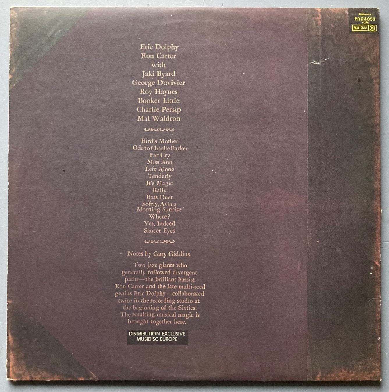 Schallplatten: ERIC DOLPHY / RON CARTER - MAGIC – Gebraucht aus Poliez-Pittet von Newtown-Records 1