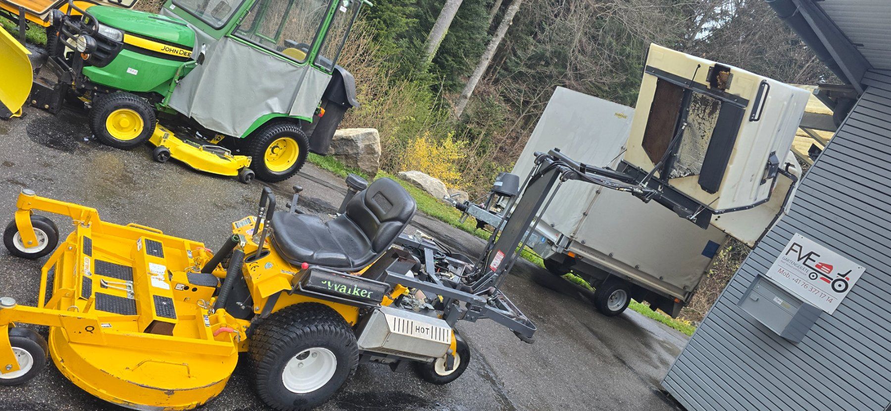 Tagliaerba: Walker Mäher MTCHS, 23 Ps Top Zustand, – Usato da Rain venduto da Fafan069 1