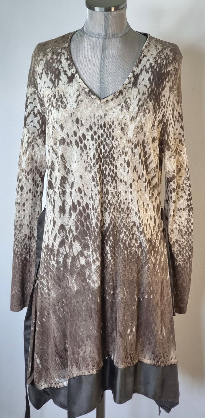 Kleider: M 38/40 PASSPORT Kleid langarm Schlangenprint Boho – Neu (gemäss Beschreibung) aus Dürnten von Bachtelsurfer 1