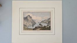 Stiche Walensee und Umgebung, J. Weber ca. 1884