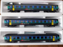 Roco - SBB Personenwagen-Set "Kolibri" - HO GS OVP NEU