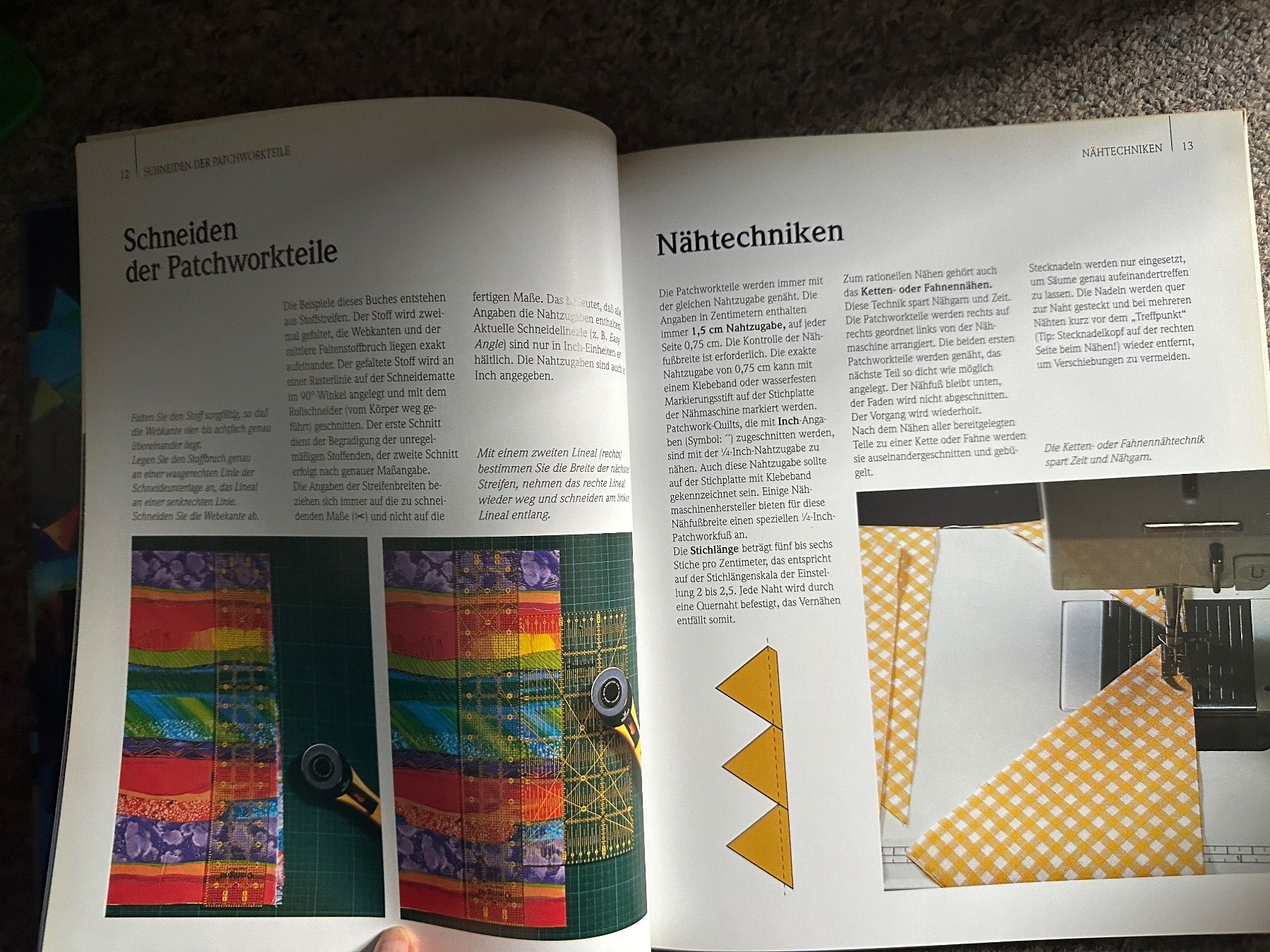 Libri: Quilten & Patchwork klassische Muster schnell genäht 80 sei – Usato da Buchs SG venduto da Billikatze5 3