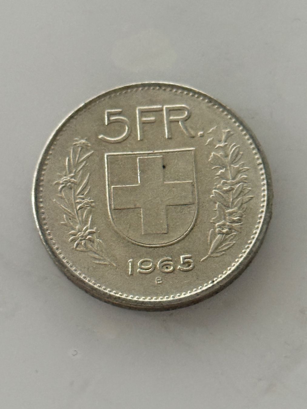 Alle Münzen: 5 Franken 1965  Silber – Gebraucht aus Wallisellen von SWISS_SILVER1 1