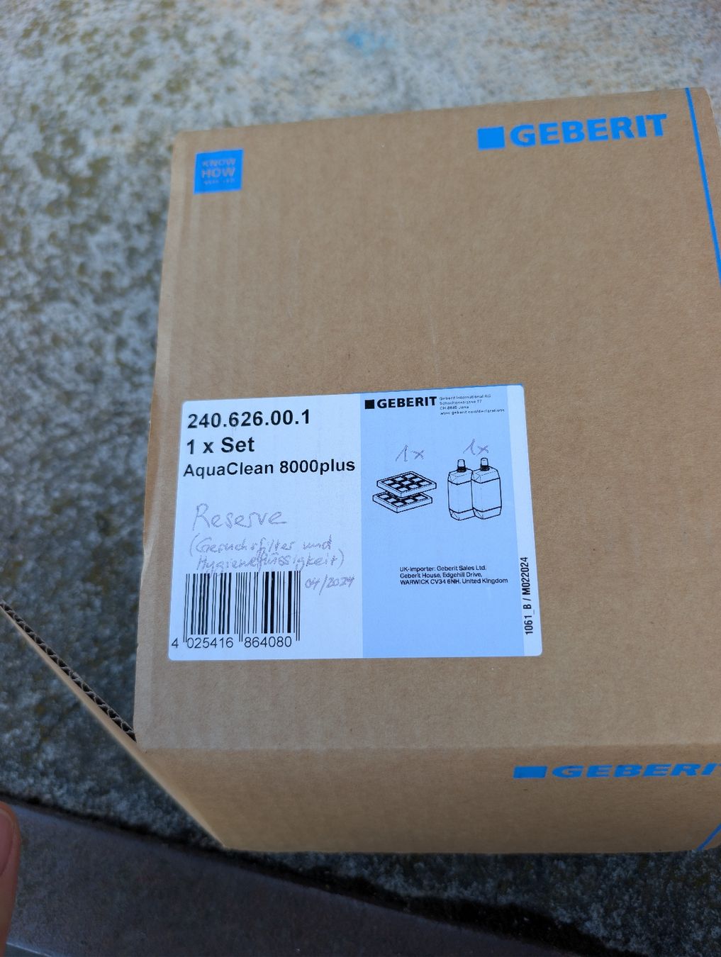 Geberit WC: Geberit AquaClean 8000Plus filter und Düsenreinger  – Nuovo (secondo la descrizione) da Hüttikon venduto da AR-Swiss 1