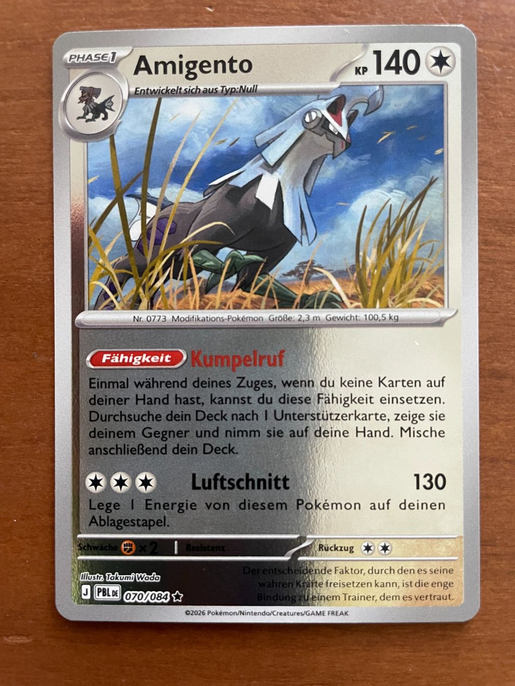 Pokémon Carte collezionabili: Pokemon Amigento Reverse (Versand gratis) – Nuovo (secondo la descrizione) da Chur venduto da Angerson