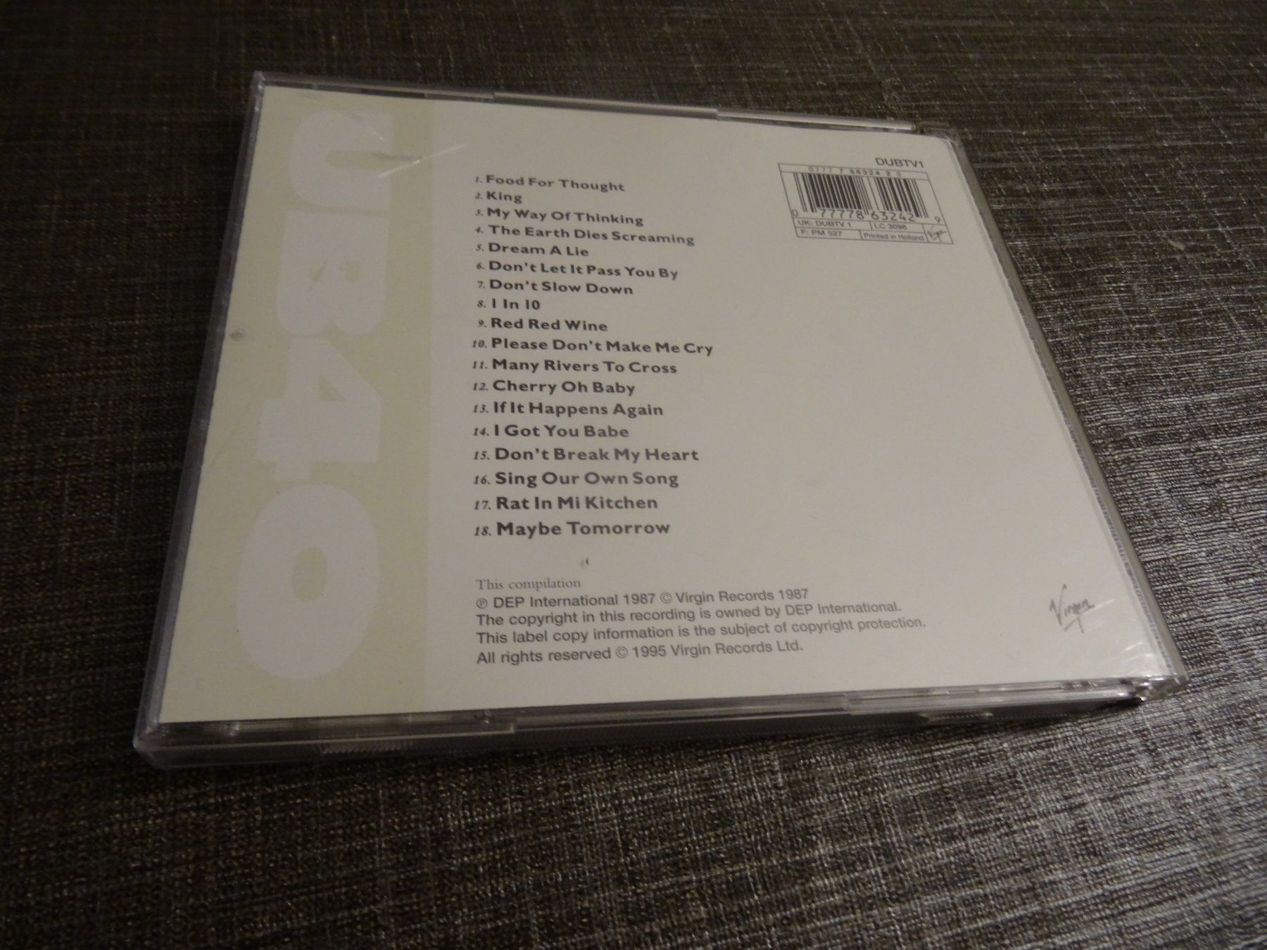CD: UB40 The Best of Volume One CD – Usato da Olten venduto da Disc-Ausverkauf 1