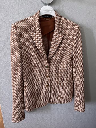 Marc Cain Blazer Damen Gr. 38, Muster braun/weiss Grösse 38