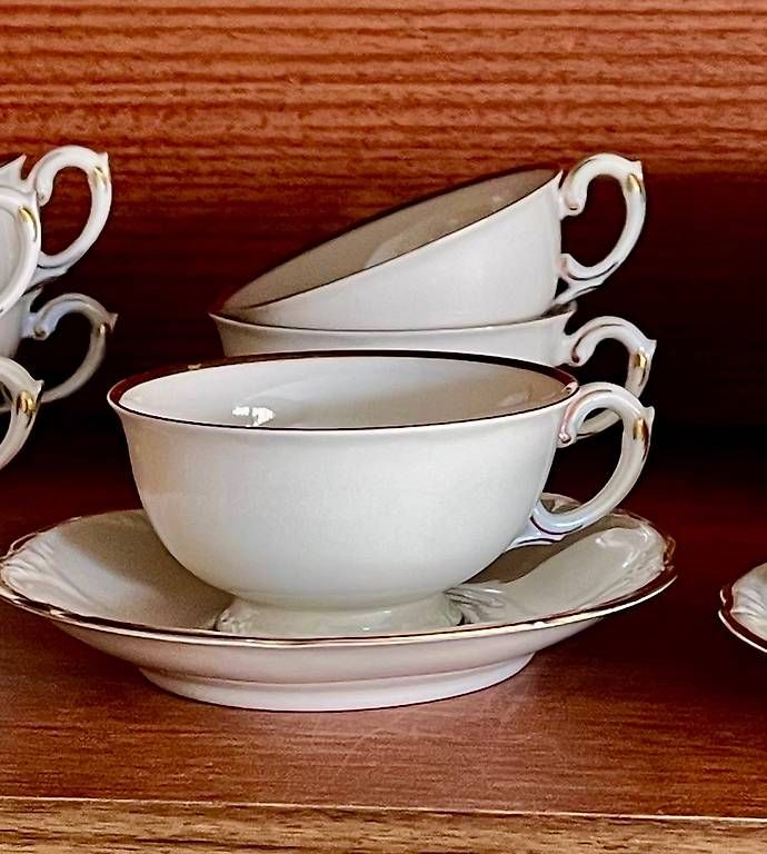 Set di piatti: KAFFEE-TEESERVICE LANGENTHAL  – Usato da Thun venduto da amaretti25 3