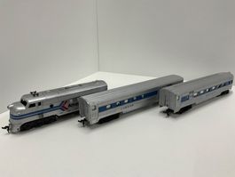 Amtrak Zug-Set, Vintage Modell, Analog Tyco H0