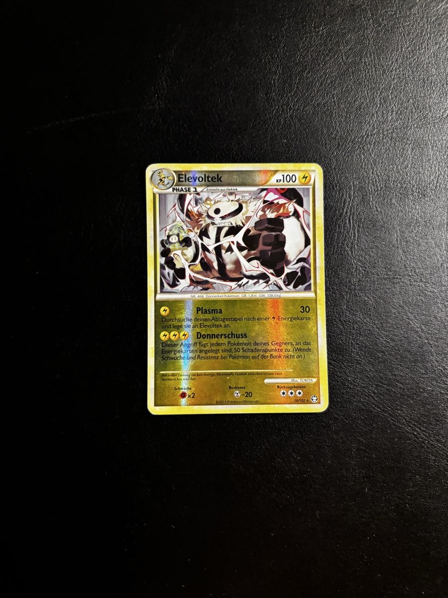 Pokémon Cartes à collectionner: Elekable Reverse - HS03:Triumph - 20/102 - – D'occasion à Sissach par Geopatral