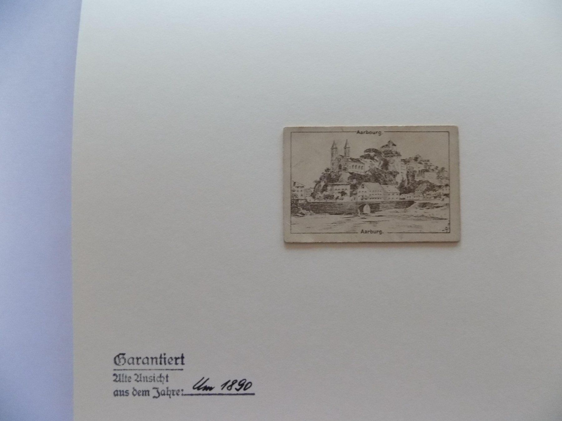 Stiche: Aarburg um 1890 – Gebraucht aus Risch von Antikfee 4