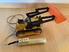 Vintage Dickie Bulldozer Clim mit Kabelfernsteuerung
