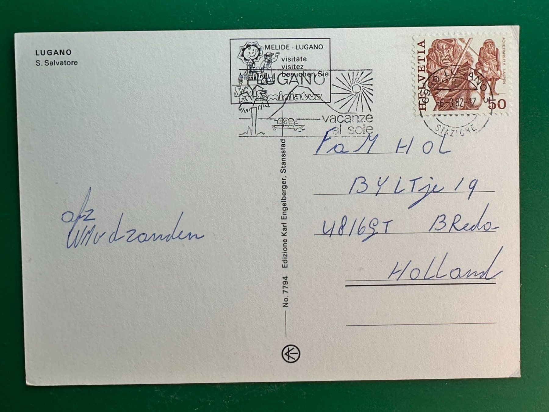 Cartes postales: Lugano - Oldtimer – D'occasion à Steg VS par danwer74 1