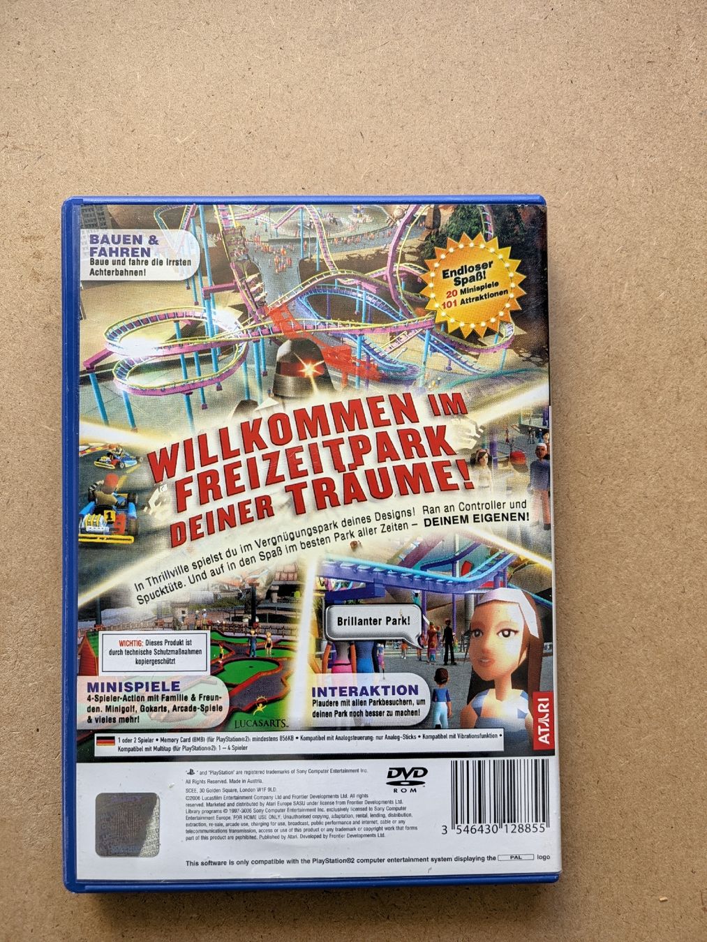 Giochi: Thrillville PlayStation 2  – Usato da Chur venduto da FreakofRarity 1