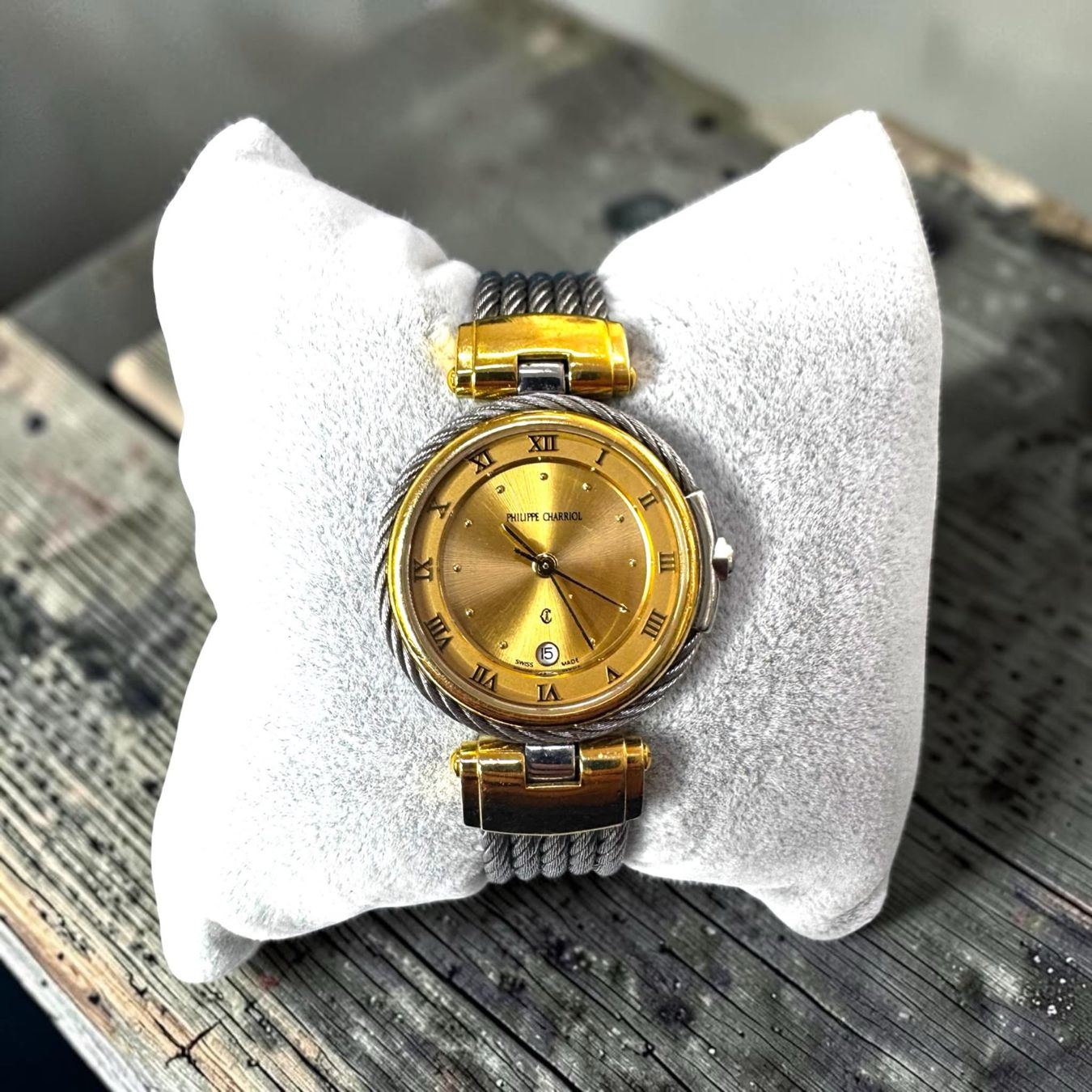 Orologi: Philippe Charriol Celtic SS/GP Quartz – Usato da Basel venduto da mkz_859r