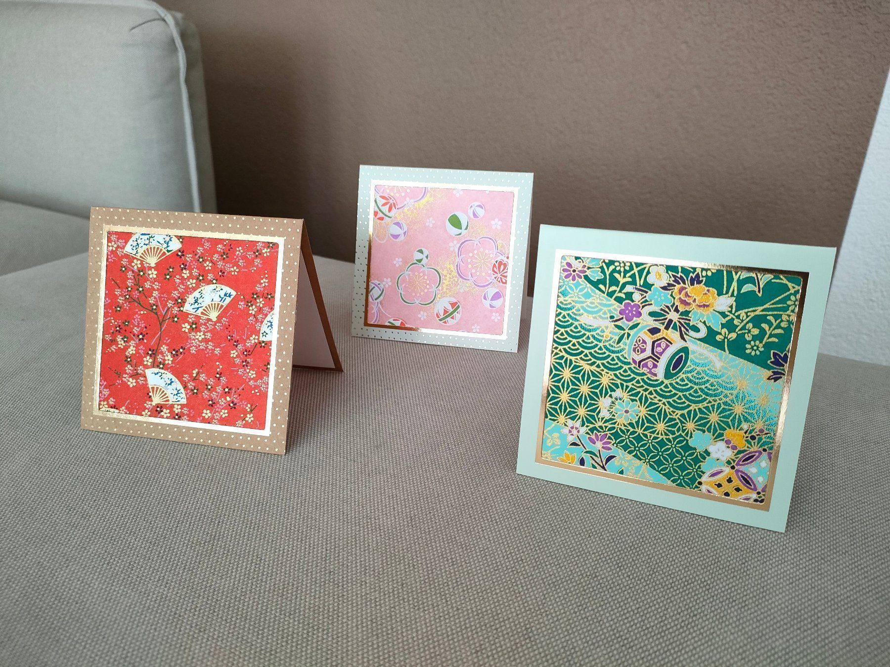 Karten: 30 Karten mit Japanpapier- Aktion! – Neu und originalverpackt aus Bern von Lidia.5 2