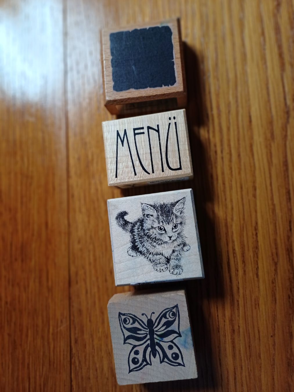 Stempel: Motivstempel von gebrauchtem Bastelmaterial – Gebraucht aus Gächliwil von lesidees