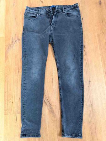 Jeans Hose grau Slim Fit Herren gebraucht