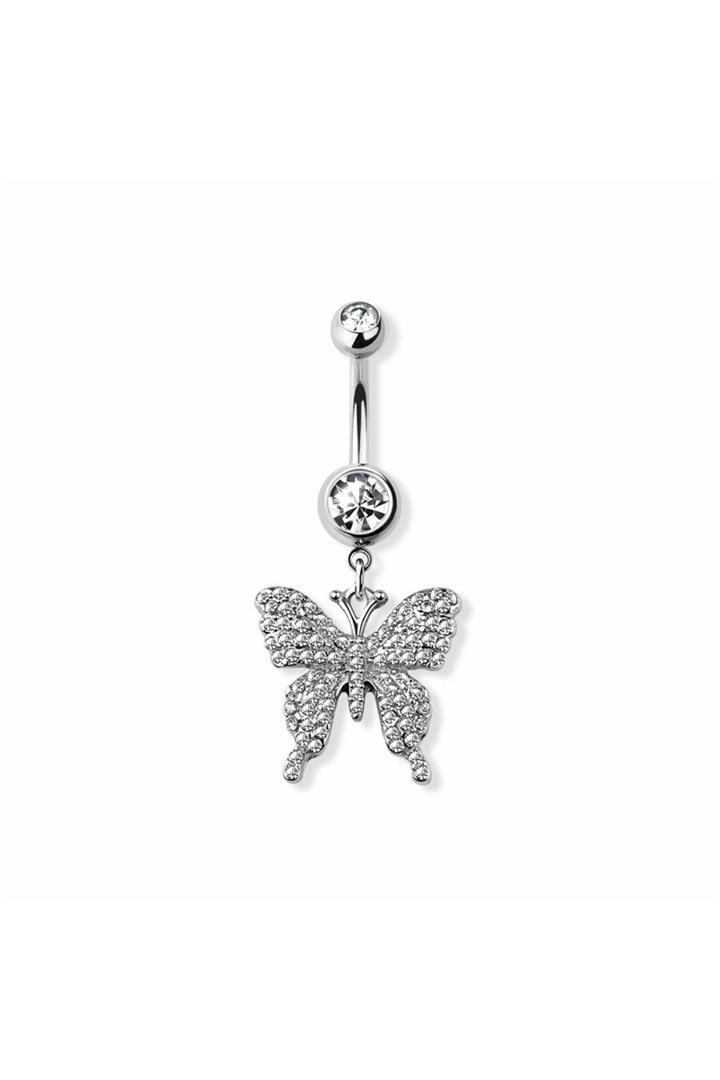 Gioielli per piercing: Bauchnabelpiercing mit Schmetterling – Nuovo e nell'imballaggio originale da Döttingen venduto da Orangeroad