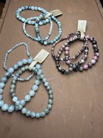 Natural stone bracelets set of 3 for sale - 3 sets NEW
