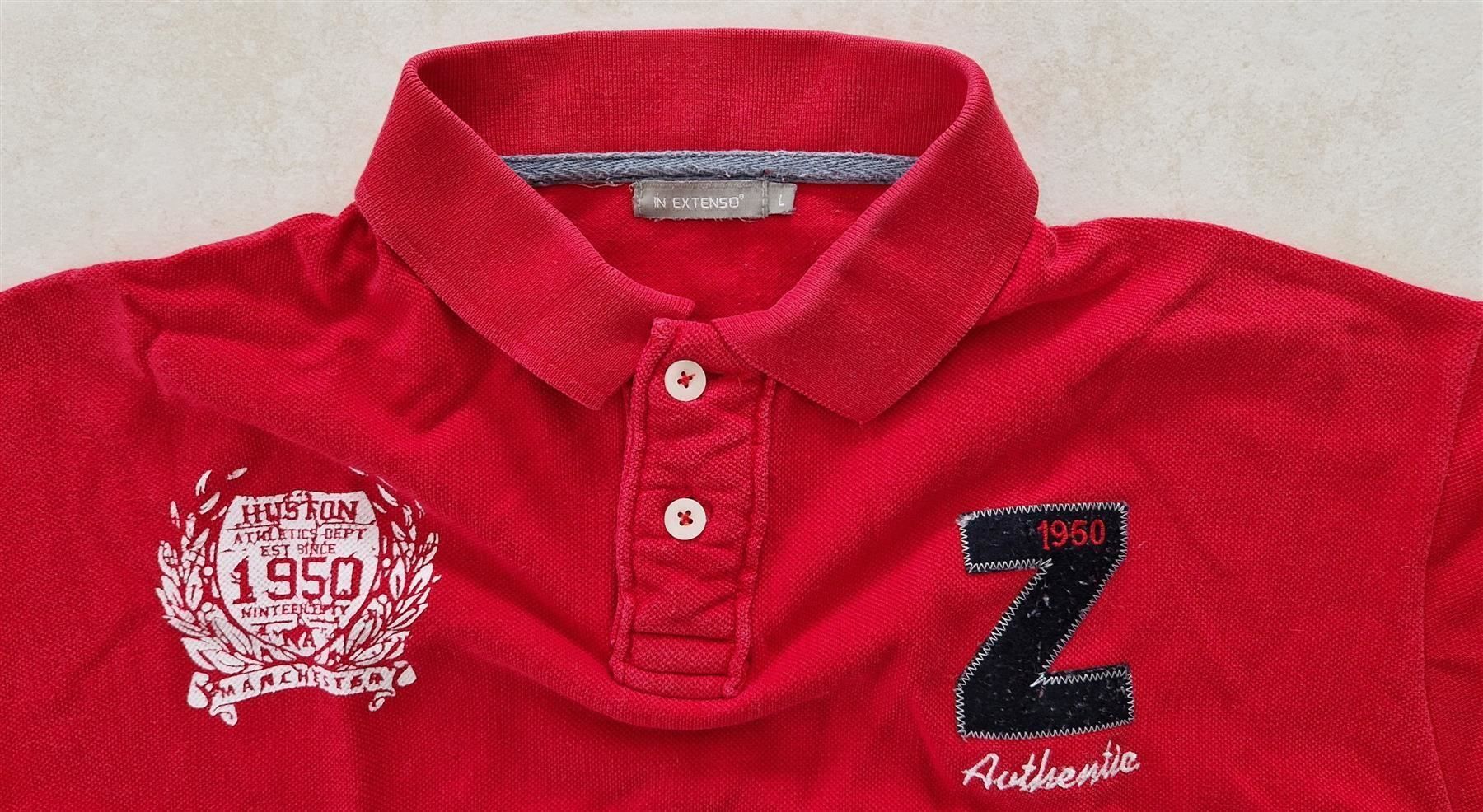 Magliette Polo: ***** Polo rouge In Extenso - L – Usato da Villaz-St-Pierre venduto da Ubid 1