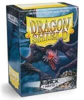 Dragon Shield Sleeves Karten-Hüllen matt schwarz 100 Stk