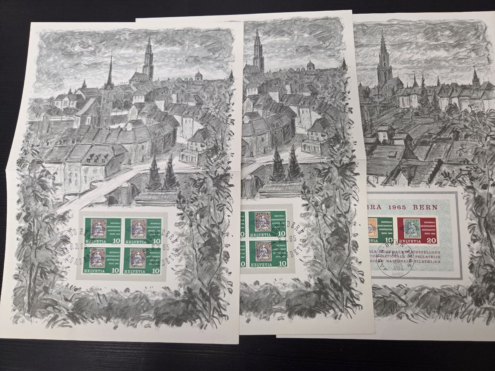 Alle Briefmarken: 3 Stk 1965 Bern Nabra  – Gebraucht aus Dietikon von Allegra34 3
