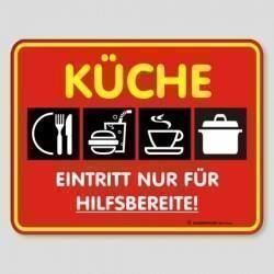 Insegne: Schild - Küche – Nuovo e nell'imballaggio originale da Ennetbürgen venduto da open24shop