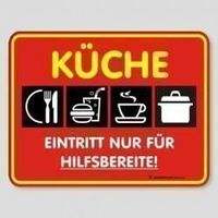 Schild - Küche