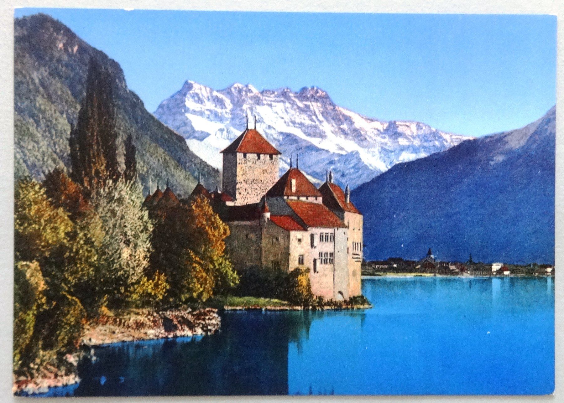 Cartes postales: Château de Chillon et Dents du Midi – D'occasion à Fétigny par Billy2miny