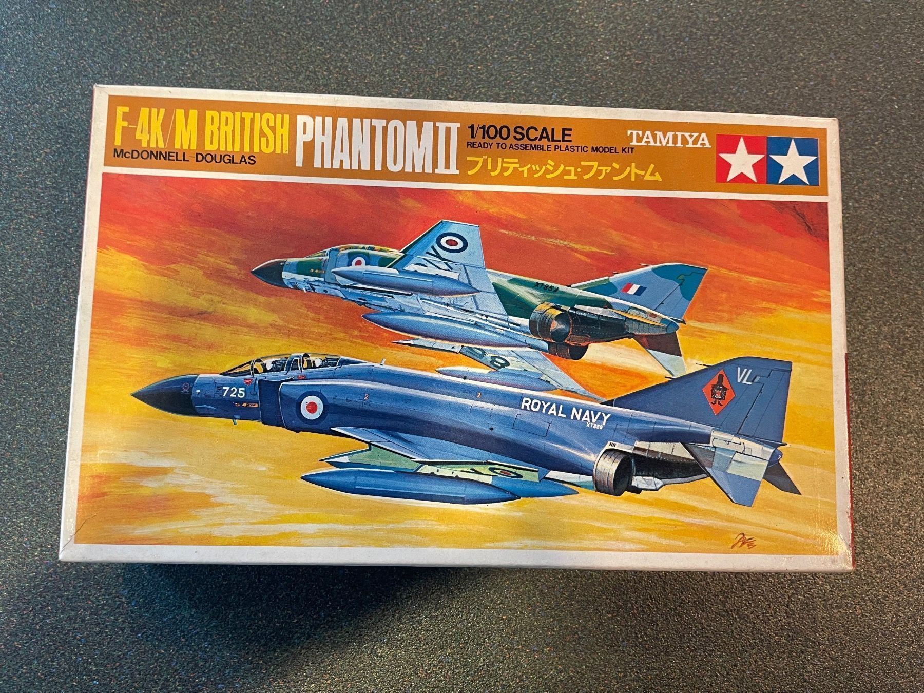 Tamiya Kit di modellismo & Modellini statici: Tamiya 1:100 F-4K Phantom II kit – Usato da Chiasso venduto da Carrara-Modellismo 2