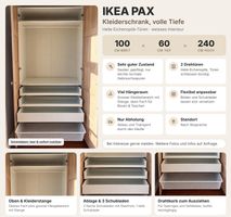 IKEA PAX Schrank Wardrobe 100x60x240