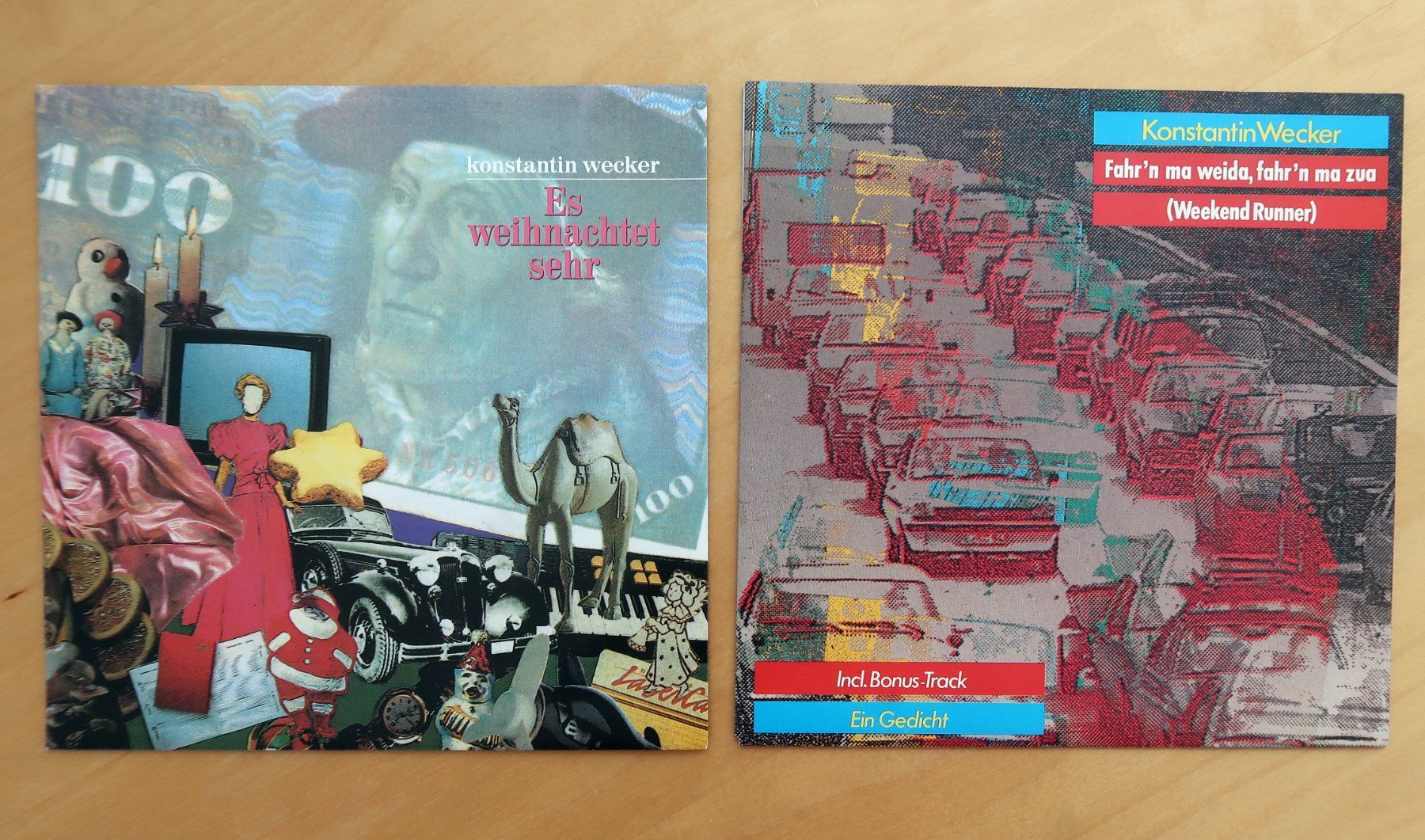 Dischi in vinile: KONSTANTIN WECKER - 2 VINYL SINGLES (VG+/NM) – Usato da Hedingen venduto da Studers