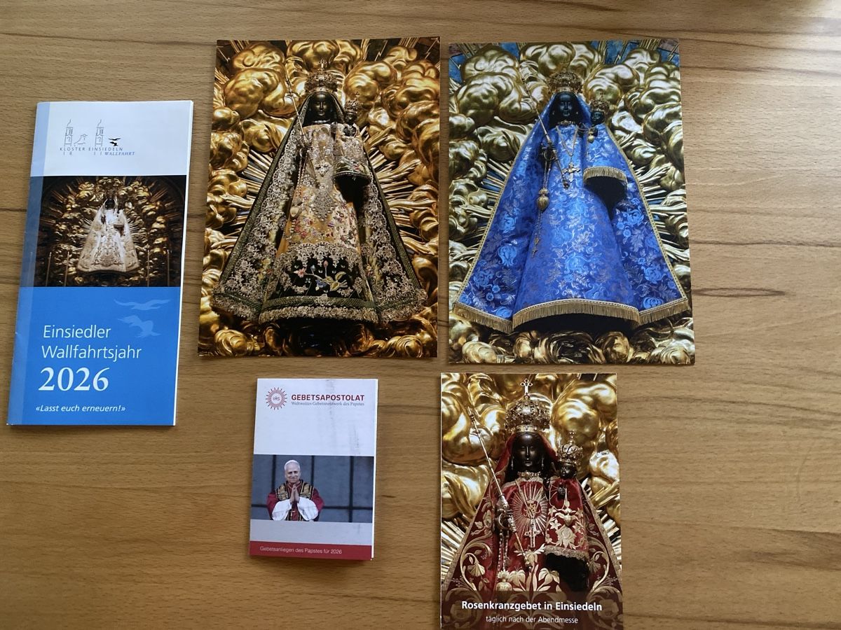 Ansichtskarten: Kloster Einsiedeln, Maria, Gnadenbild – Neu (gemäss Beschreibung) aus Pfäffikon SZ von Anita8808 1